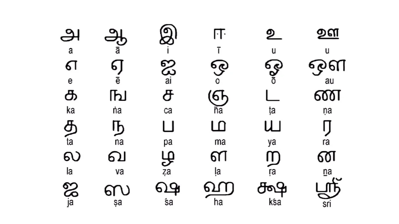 Tamil Script